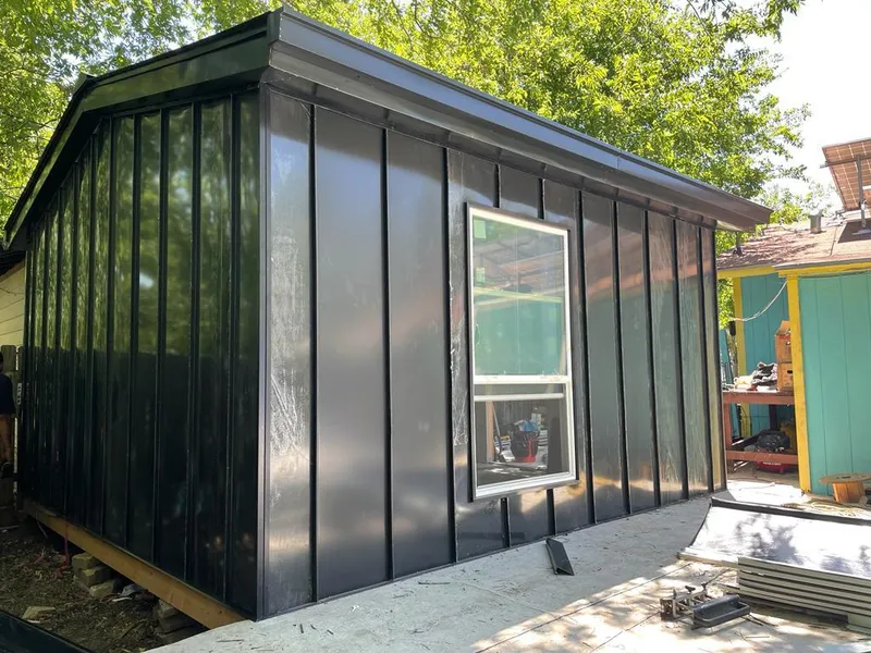 Black standing seam metal wall panels for Roof Inspection in Sweetwater